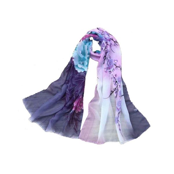 scarves summer silk scarf women sunscreen wrap shawls elegant printed magpie chiffon long spring thin shawl purple plum blossom, Blue;gray
scarves summer silk scarf women sunscreen wrap shawls elegant printed magpie chiffon long spring thin shawl purple plum blossom, Blue;gray