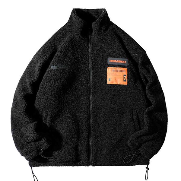 men's jackets jacket of polar wool, quilted with zipper and turtleneck, loose casual clothing for students se60, Black;brown
men's jackets jacket of polar wool, quilted with zipper and turtleneck, loose casual clothing for students se60, Black;brown