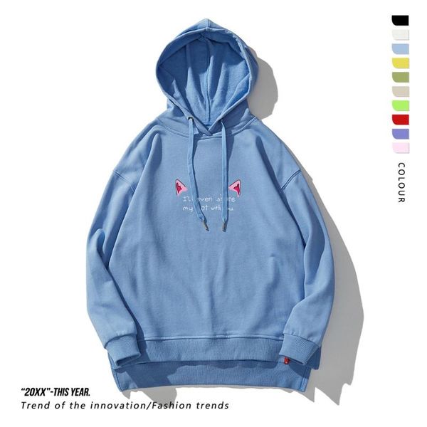 women's hoodies & sweatshirts wamni fashion woman funny cat ears sweatshirt cute hooded streetwear harajuku print blue preppy style, Black
women's hoodies & sweatshirts wamni fashion woman funny cat ears sweatshirt cute hooded streetwear harajuku print blue preppy style, Black