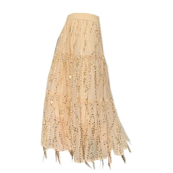 skirts chic spring women fashion bling grain sequins tassels mesh midi elegant sweet european bohemian lady long bottom, Black
skirts chic spring women fashion bling grain sequins tassels mesh midi elegant sweet european bohemian lady long bottom, Black