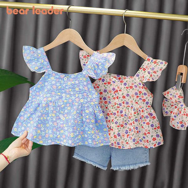 bear leader baby girls summer clothing sets fashion floral vest and bowknot shorts costumes kids holiday casual clothes 0-4y 210708, White
bear leader baby girls summer clothing sets fashion floral vest and bowknot shorts costumes kids holiday casual clothes 0-4y 210708, White