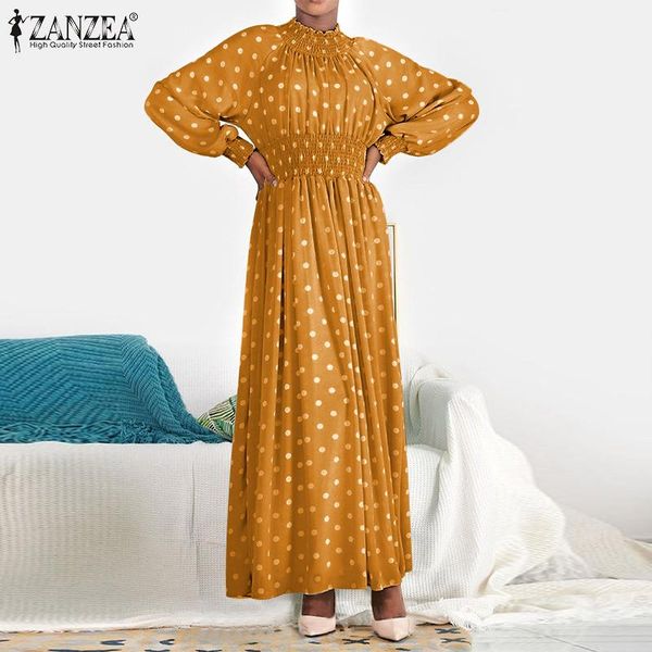 casual dresses elegant women zanzea 2021 summer polka dots maxi vestidos puff sleeve ladies loose holiday sundress plus size 5xl, Black;gray
casual dresses elegant women zanzea 2021 summer polka dots maxi vestidos puff sleeve ladies loose holiday sundress plus size 5xl, Black;gray