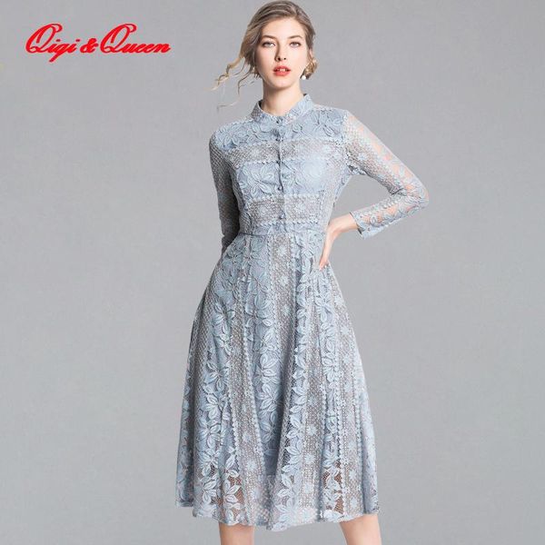casual dresses qiqi&queen elegant office dress women autumn winter a-line lace simple single-breasted mid-calf business work vestidos, Black;gray
casual dresses qiqi&queen elegant office dress women autumn winter a-line lace simple single-breasted mid-calf business work vestidos, Black;gray