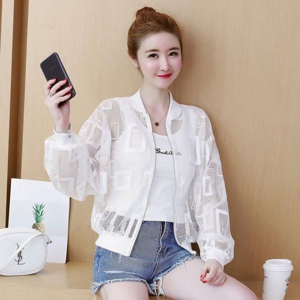 women's jackets uv sun protection clothing thin baseball jacket women summer all-match white pink loose long sleeve sunscreen x258, Black;brown
women's jackets uv sun protection clothing thin baseball jacket women summer all-match white pink loose long sleeve sunscreen x258, Black;brown