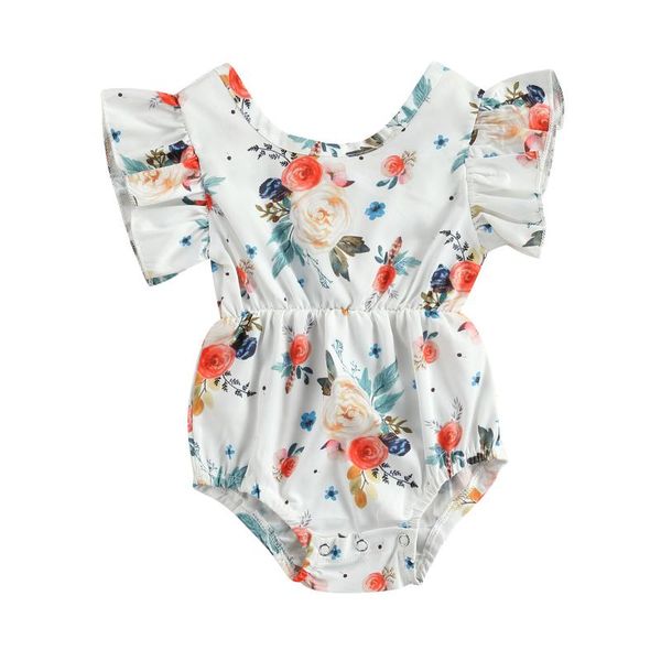 rompers infant baby girls summer romper, floral o-neck ruffled short sleeves jumpsuit with crotch button for toddlers, 3-24 months, Blue
rompers infant baby girls summer romper, floral o-neck ruffled short sleeves jumpsuit with crotch button for toddlers, 3-24 months, Blue
