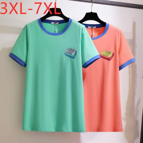 women's t-shirt 2021 ladies summer plus size for women large loose casual short sleeve green orange cotton 3xl 4xl 5xl 6xl 7xl, White
women's t-shirt 2021 ladies summer plus size for women large loose casual short sleeve green orange cotton 3xl 4xl 5xl 6xl 7xl, White