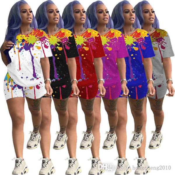 designer women two piece pants set outfits fashion ink-jet printing short sleeve tracksuits t shirt shorts jogging suit plus size, White
designer women two piece pants set outfits fashion ink-jet printing short sleeve tracksuits t shirt shorts jogging suit plus size, White