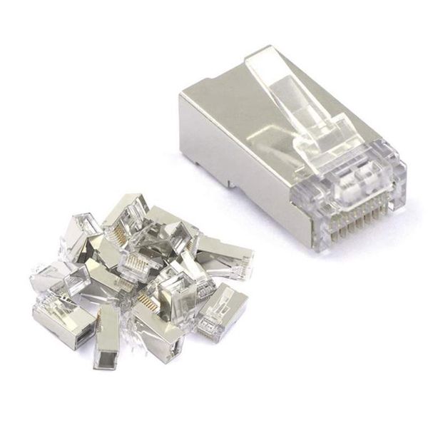 100pcs rj45 shielded connector cat6 3u hole network ethernet cable 23awg crystal head 8 line slot computer cables & connectors
100pcs rj45 shielded connector cat6 3u hole network ethernet cable 23awg crystal head 8 line slot computer cables & connectors
