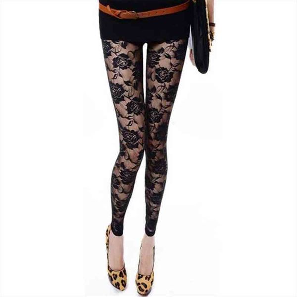 transparent mesh lace hollow stitching black flowers leggings women ankle-length pants elastic skinny patchwork bottom
transparent mesh lace hollow stitching black flowers leggings women ankle-length pants elastic skinny patchwork bottom