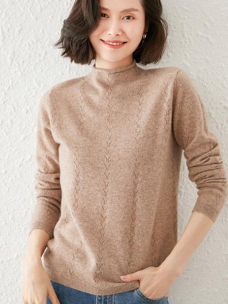 women's sweaters 2021 half turtleneck cashmere sweater women autumn and winter hollowed out slim pullover bottoming shirt knitted, White;black
women's sweaters 2021 half turtleneck cashmere sweater women autumn and winter hollowed out slim pullover bottoming shirt knitted, White;black