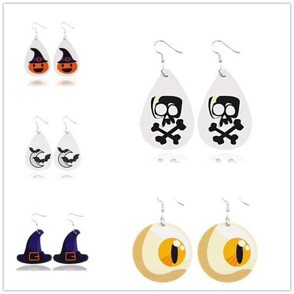 dangle & chandelier halloween pumpkin skull vegan leather drop earrings teardrop pu for woman, Silver
dangle & chandelier halloween pumpkin skull vegan leather drop earrings teardrop pu for woman, Silver