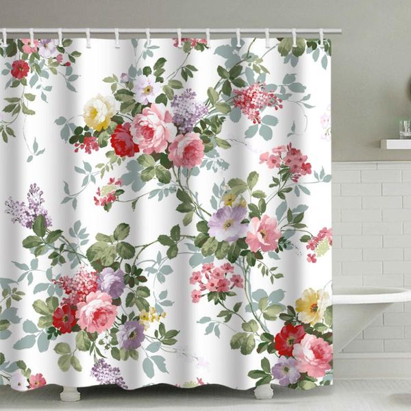 shower curtains boho curtain floral leaves bathroom fabric waterproof with hook pink flowers bath home decoration
shower curtains boho curtain floral leaves bathroom fabric waterproof with hook pink flowers bath home decoration