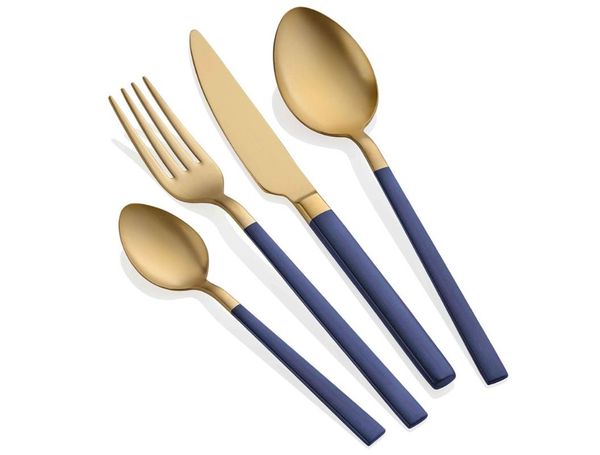 flatware sets fork spoon knife set 24 piece mat gold modern design kitchen decoration tableware presentation banquet full suit
flatware sets fork spoon knife set 24 piece mat gold modern design kitchen decoration tableware presentation banquet full suit