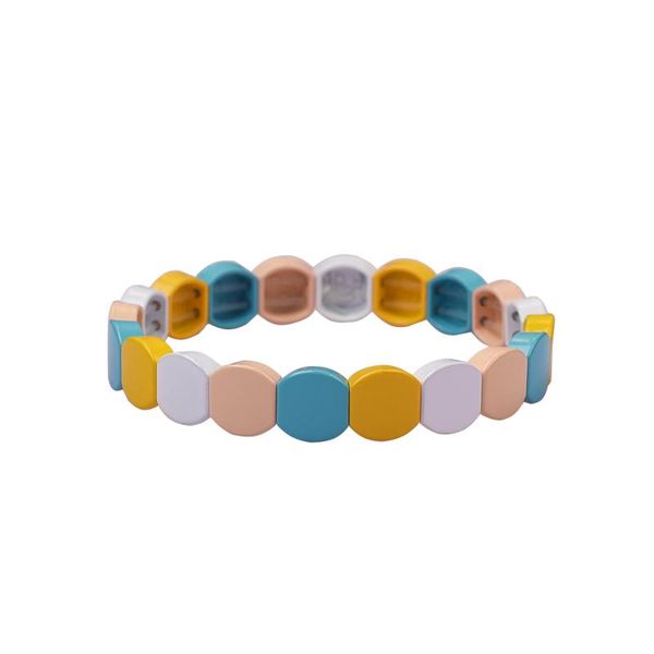 link, chain honeycomb tile beads bracelet handmade diy jewelry stretch enamel beaded women for friendship gift colorful bangle, Black
link, chain honeycomb tile beads bracelet handmade diy jewelry stretch enamel beaded women for friendship gift colorful bangle, Black