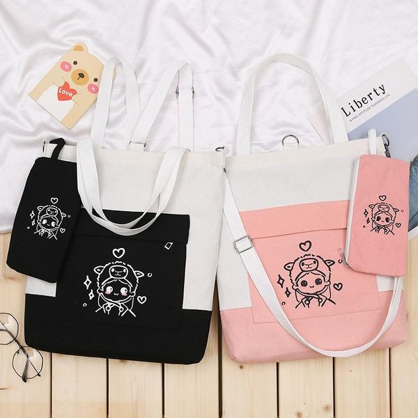 shopping bags fashion printing canvas women shoulder bag cotton tote shopper eco reusable handbag cloth messenger student
shopping bags fashion printing canvas women shoulder bag cotton tote shopper eco reusable handbag cloth messenger student