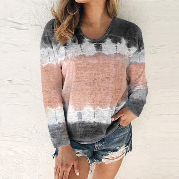 harajuku color block tie dye women t shirts patchwork crew neck long sleeve tee camiseta mujer, White
harajuku color block tie dye women t shirts patchwork crew neck long sleeve tee camiseta mujer, White