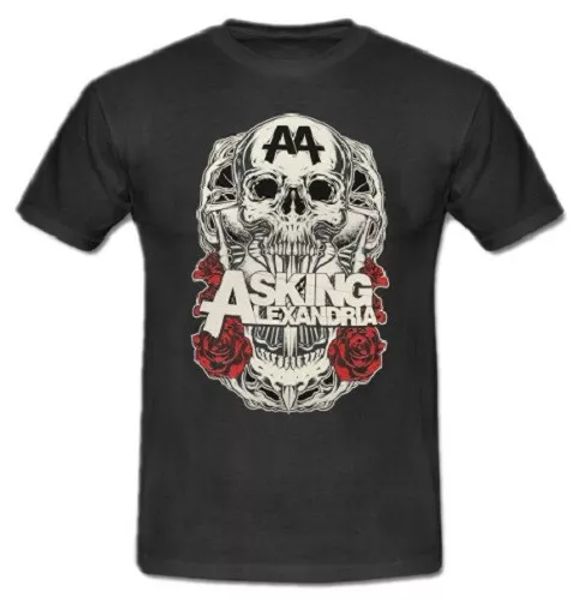 T-Shirt Asking Alexandria Shirt Rock Band registered and approved music, White;black
T-Shirt Asking Alexandria Shirt Rock Band registered and approved music, White;black