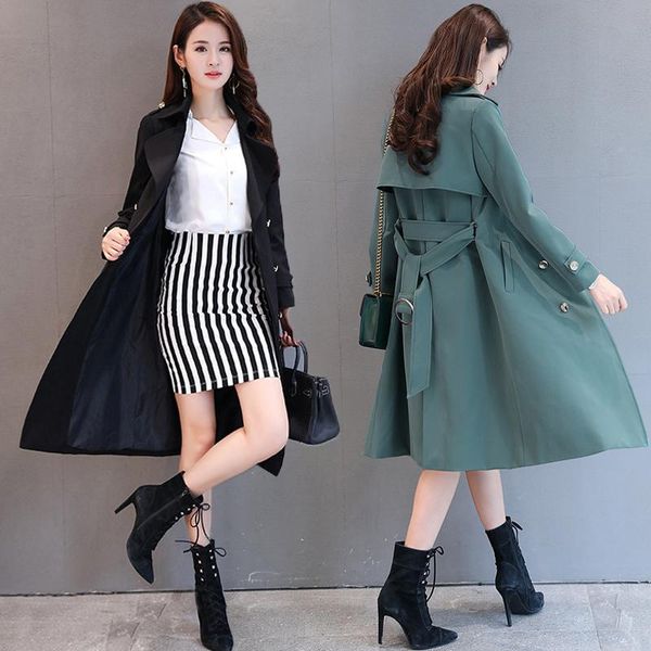 women's trench coats plus size - 5xl windbreaker female spring autumn casual chic loose ladies long outerwear coat women basic, Tan;black
women's trench coats plus size - 5xl windbreaker female spring autumn casual chic loose ladies long outerwear coat women basic, Tan;black