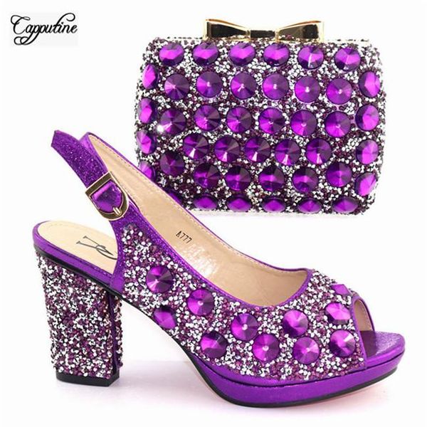 dress shoes pretty wedding/party purple sandal with purse bag set decorated crystal stones a777, heel height 9.3cm, Black
dress shoes pretty wedding/party purple sandal with purse bag set decorated crystal stones a777, heel height 9.3cm, Black