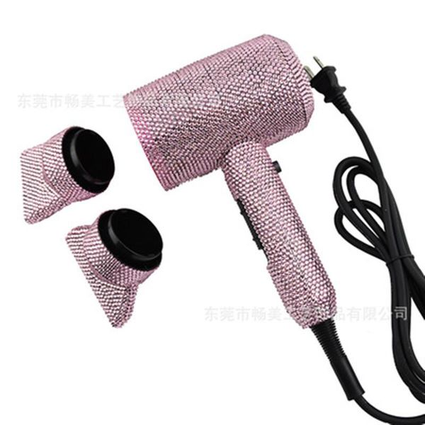 rhinestone anion flomil hair dryer with diamond paste air tube inlaid processing high-end drill hammer electric brushes
rhinestone anion flomil hair dryer with diamond paste air tube inlaid processing high-end drill hammer electric brushes