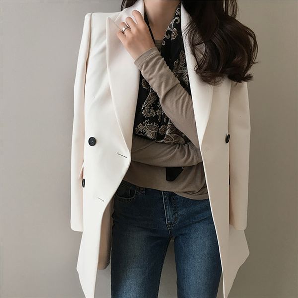 women's suits & blazers hzirip s-xl minimalist casual retro-work blazers wear chic gentle office lady ol fashion streetwear all matchin, White;black
women's suits & blazers hzirip s-xl minimalist casual retro-work blazers wear chic gentle office lady ol fashion streetwear all matchin, White;black
