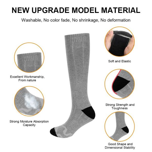 sports socks thermal cotton heated men women battery case operated winter foot warmer electric warming, Black
sports socks thermal cotton heated men women battery case operated winter foot warmer electric warming, Black