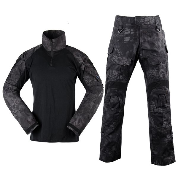 men's tracksuits 2 pieces camouflage army military uniform suit sets outdoor tactical multicam combat shirt+pants soldier g3 frog, Gray
men's tracksuits 2 pieces camouflage army military uniform suit sets outdoor tactical multicam combat shirt+pants soldier g3 frog, Gray