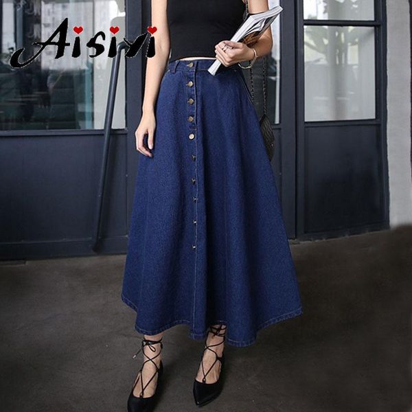 skirts long denim skirt for women high waist a line pleated spring vintage single-breasted harajuku, Black
skirts long denim skirt for women high waist a line pleated spring vintage single-breasted harajuku, Black