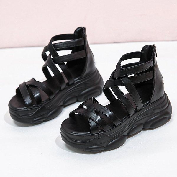 sandals 2021 versatile muffin shoes summer tide fairy roman women's, Black
sandals 2021 versatile muffin shoes summer tide fairy roman women's, Black