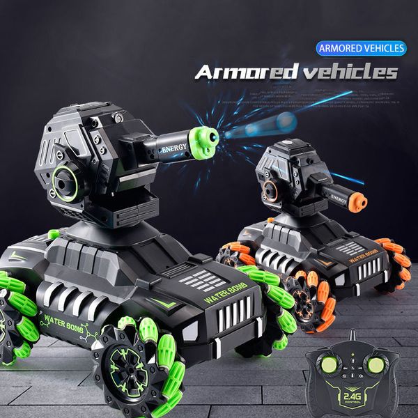 Remote Control Tank Can Launch Water Bomb Combat Vehicle Gesture Sensing Control Rechargeable Battery Boy Toy (Equipped With 2 Batteries + 3
Remote Control Tank Can Launch Water Bomb Combat Vehicle Gesture Sensing Control Rechargeable Battery Boy Toy (Equipped With 2 Batteries + 3