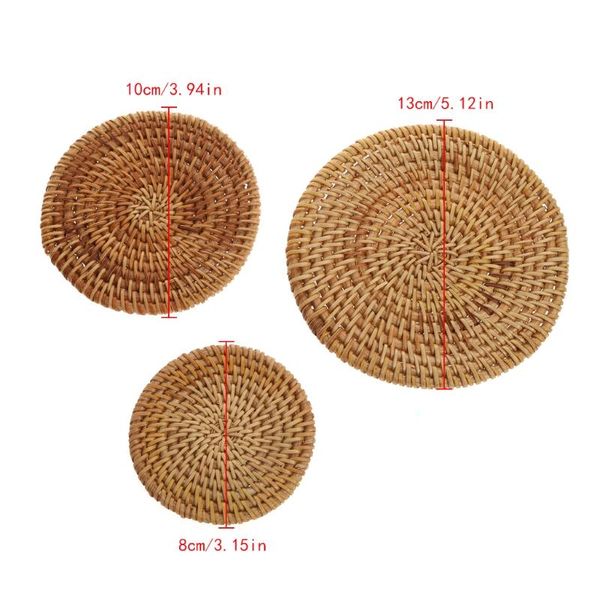 mats & pads handmade wood color rattan mat coasters tea coffee drinks pot cushion pad teapot 8/10/13cm
mats & pads handmade wood color rattan mat coasters tea coffee drinks pot cushion pad teapot 8/10/13cm