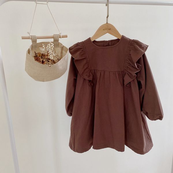 2021 new winter korean style baby girls ruffles thicken dresses solid color cotton kids warm robe children costumes, Red;yellow
2021 new winter korean style baby girls ruffles thicken dresses solid color cotton kids warm robe children costumes, Red;yellow