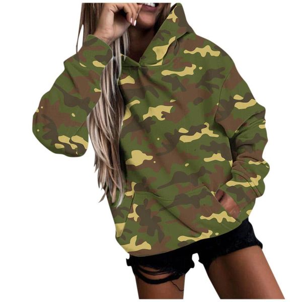 women's hoodies & sweatshirts animal camouflage print long-sleeved hooded sweatshirt casual loose pullover sudaderas #g2, Black
women's hoodies & sweatshirts animal camouflage print long-sleeved hooded sweatshirt casual loose pullover sudaderas #g2, Black