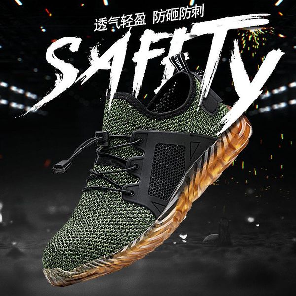 boots summer safety shoes breathable men's labor protection anti smash puncture work, Black
boots summer safety shoes breathable men's labor protection anti smash puncture work, Black