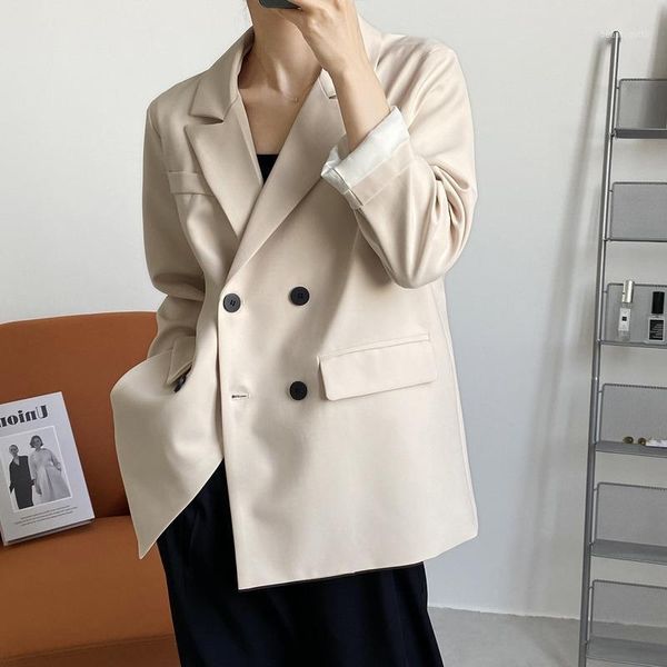 women's suits & blazers oversized basic black suit jacket loose long sleeve casual blazer v-neck double breasted caedigan coat clothes, White;black
women's suits & blazers oversized basic black suit jacket loose long sleeve casual blazer v-neck double breasted caedigan coat clothes, White;black