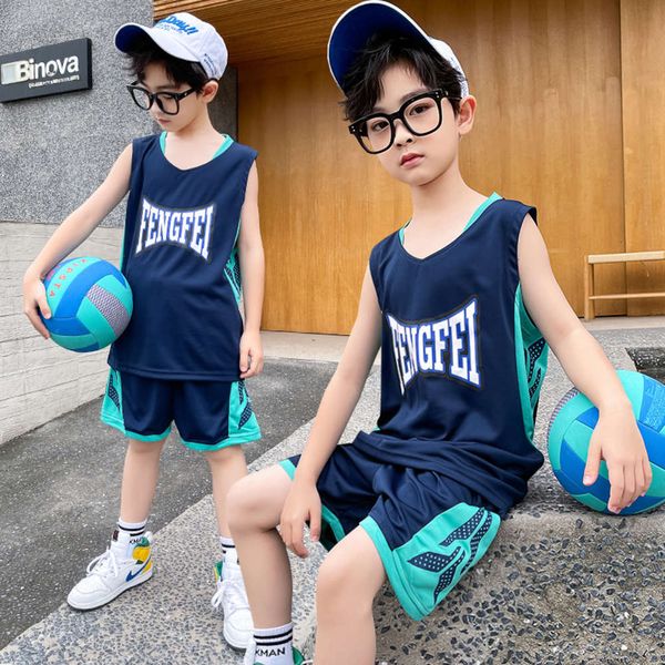 summer boys' suit 2-piece sleeveless vest shorts lettered ball printed for children, White
summer boys' suit 2-piece sleeveless vest shorts lettered ball printed for children, White
