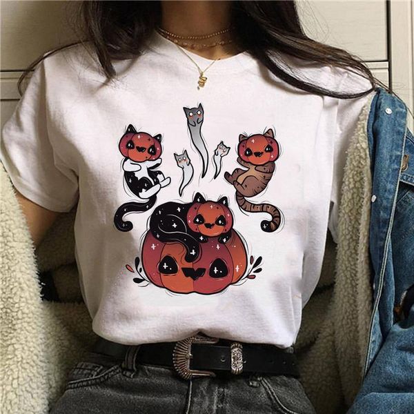 women's t-shirt 2021 gothic autumn female kpop loose large size short sleeve shirt winter black cat halloween t shirts clothing, White
women's t-shirt 2021 gothic autumn female kpop loose large size short sleeve shirt winter black cat halloween t shirts clothing, White
