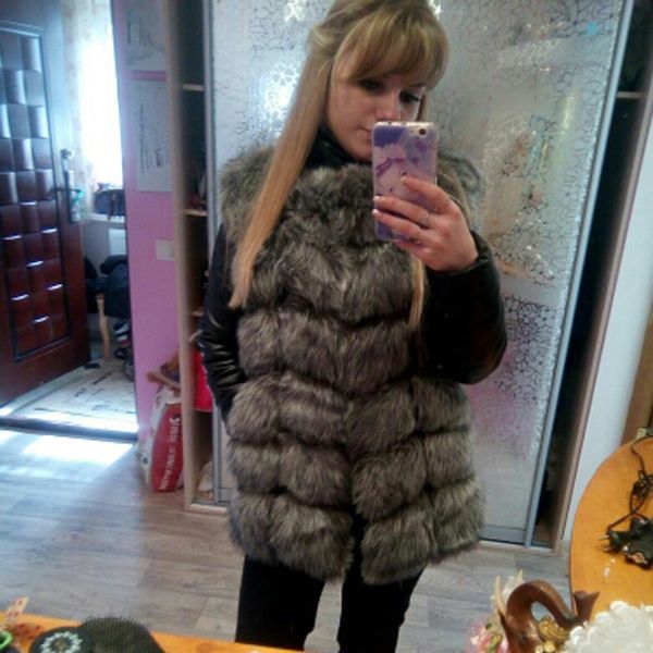 new arriv fashion winter women imitation fox fur coat pu leather long t keep outwear lady casual overcoat s-3xl, Black
new arriv fashion winter women imitation fox fur coat pu leather long t keep outwear lady casual overcoat s-3xl, Black