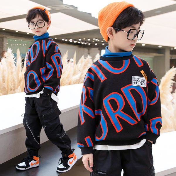 boys winter sweatshirt thicken velvet sweater turtleneck warm print letter jumper coats kids clothes sweatshirt outerwear hoodie, White
boys winter sweatshirt thicken velvet sweater turtleneck warm print letter jumper coats kids clothes sweatshirt outerwear hoodie, White