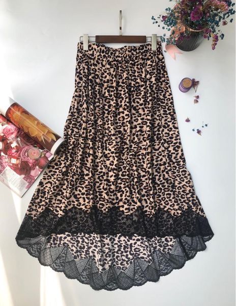 skirts women skirt leopard print lace half stitched elasticated high waist midi, Black
skirts women skirt leopard print lace half stitched elasticated high waist midi, Black