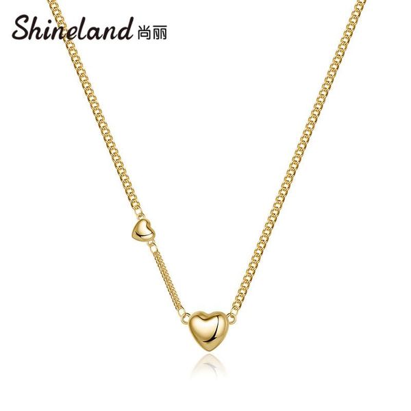pendant necklaces shineland fashion bijoux single layered choker heart necklace for women alloyl dainty party cute jewelry arrivals, Silver
pendant necklaces shineland fashion bijoux single layered choker heart necklace for women alloyl dainty party cute jewelry arrivals, Silver