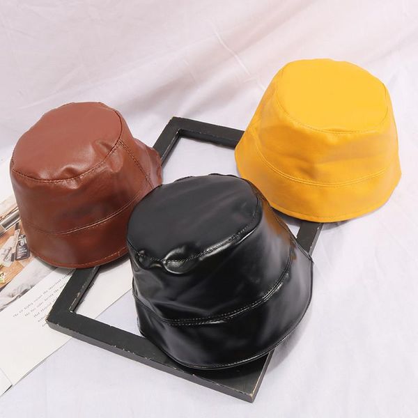 2-5y kids pu bucket hat 2021 autumn winter cute toddler baby boys girls soft leather beanie hats accessories caps &, Yellow
2-5y kids pu bucket hat 2021 autumn winter cute toddler baby boys girls soft leather beanie hats accessories caps &, Yellow