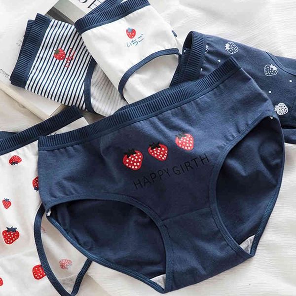 strawberry underwear women's middle waist crotch japanese cute girl student bag hip breathable cotton briefs, Black;pink
strawberry underwear women's middle waist crotch japanese cute girl student bag hip breathable cotton briefs, Black;pink