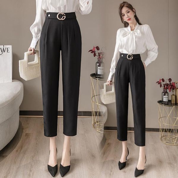 women 2021 spring autumn loose straight trousers female solid color pockets pants ladies high waist casual e86 women's & capris, Black;white
women 2021 spring autumn loose straight trousers female solid color pockets pants ladies high waist casual e86 women's & capris, Black;white