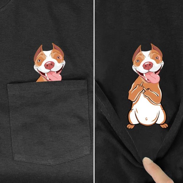 men's t-shirts cloocl funny t-shirt fashion brand summer pocket happy pitbull printed hip hop cotton tees, White;black
men's t-shirts cloocl funny t-shirt fashion brand summer pocket happy pitbull printed hip hop cotton tees, White;black