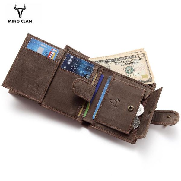 wallets men short purse genuine crazy horse leather wallet with coin pocket, Red;black
wallets men short purse genuine crazy horse leather wallet with coin pocket, Red;black