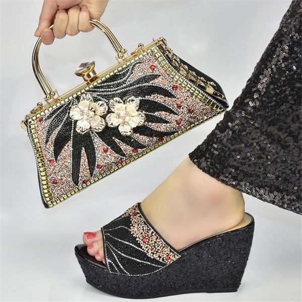 dress shoes olomm african selling special crysral decoration style italian design magenta color elegant women and bag set forqw-3, Black
dress shoes olomm african selling special crysral decoration style italian design magenta color elegant women and bag set forqw-3, Black