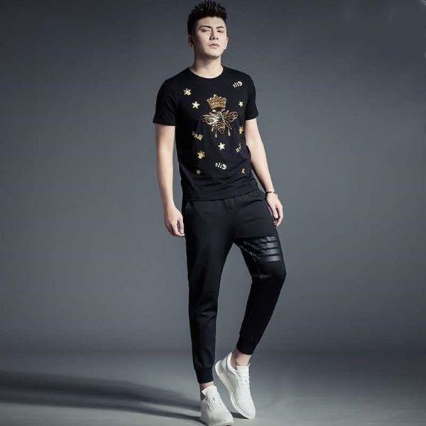 shirt slim fit polo short sve men's fashion brand personalized bee embroidery 2021 0 trend gilded t-shirt, White;black
shirt slim fit polo short sve men's fashion brand personalized bee embroidery 2021 0 trend gilded t-shirt, White;black
