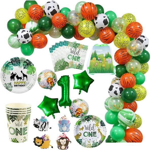disposable dinnerware forest wild one party decorations kids jungle safari animal birthday decoration first 1st balloons decor
disposable dinnerware forest wild one party decorations kids jungle safari animal birthday decoration first 1st balloons decor