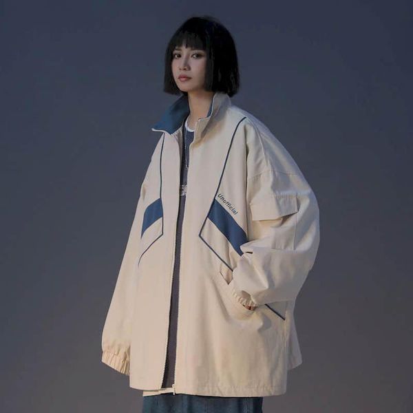 women's jackets women jacket baseball uniform double-layer contrast color coat female student korean style loose tooling small windbrea, Black;brown
women's jackets women jacket baseball uniform double-layer contrast color coat female student korean style loose tooling small windbrea, Black;brown